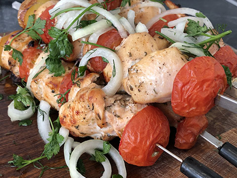 Домашняя шашлычница электрическая